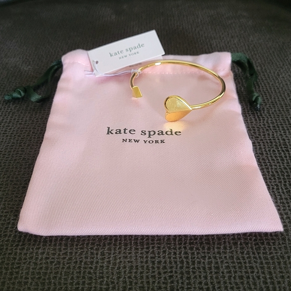 ✨️HP✨️ Kate Spade♠ Gold💛 "Heritage Spade" Cuff Bracelet - NWT - Picture 13 of 14